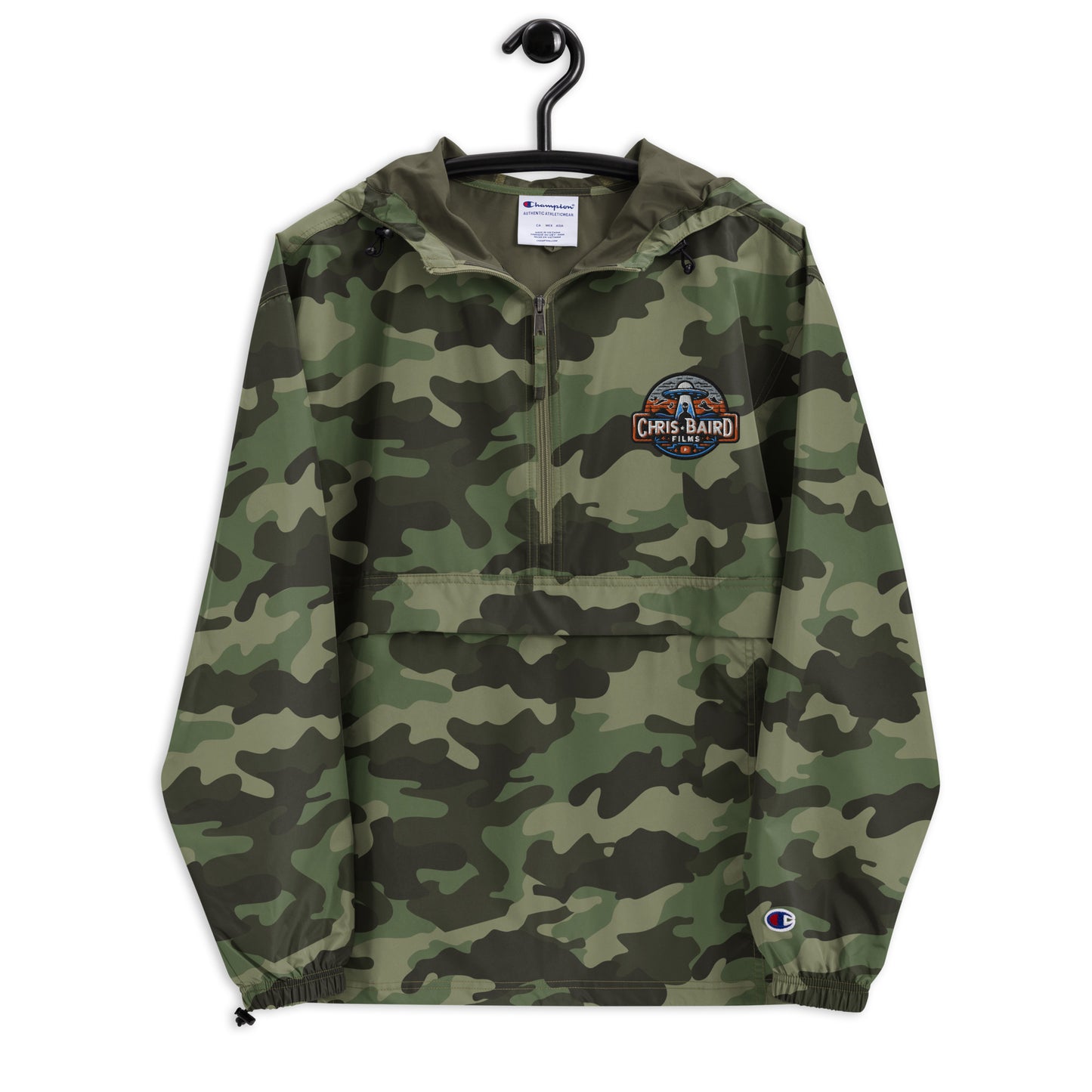 "ALIENS" Embroidered Champion Packable Jacket