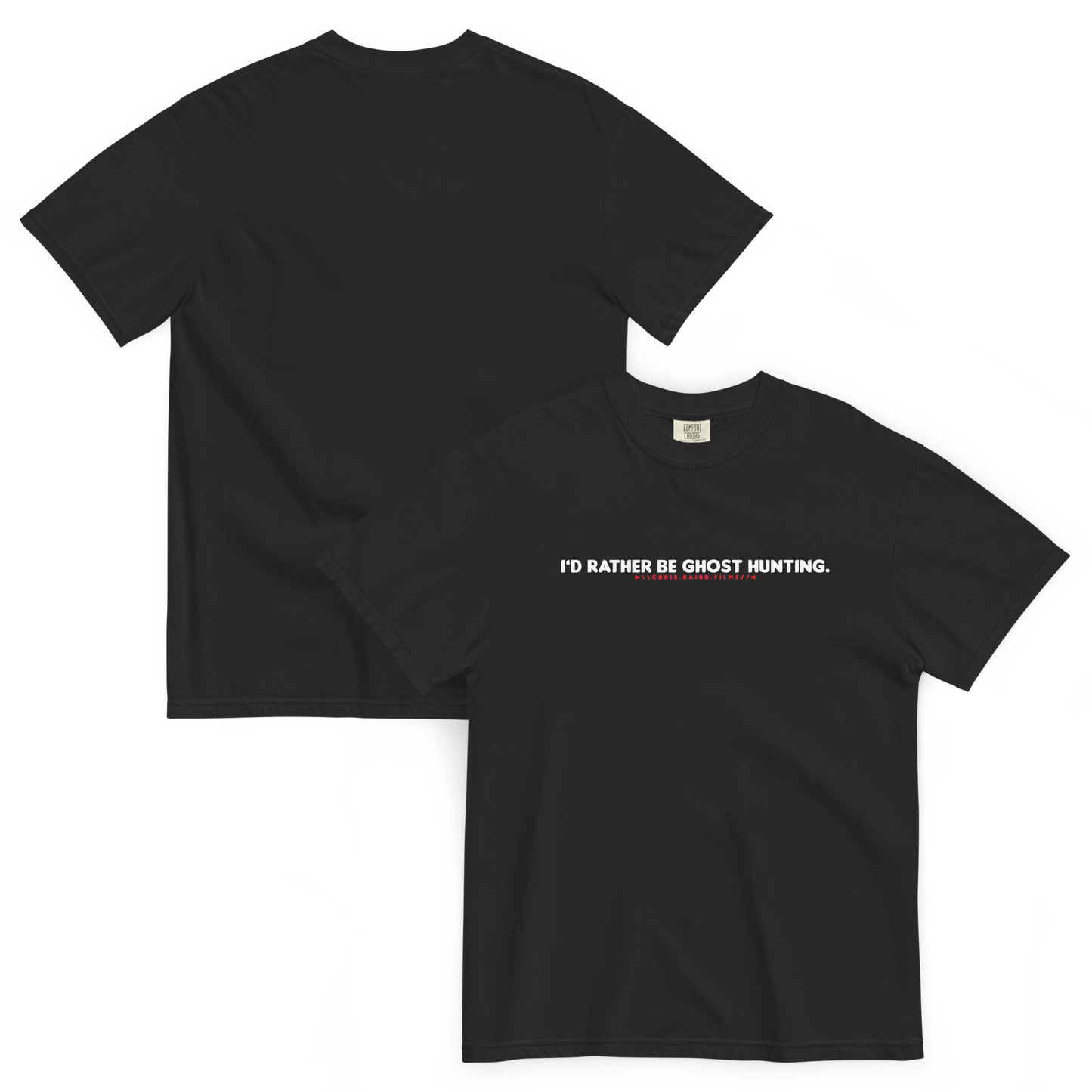 (LIMITED EDITION) Chris Baird Films - I'd Rather Be Tee