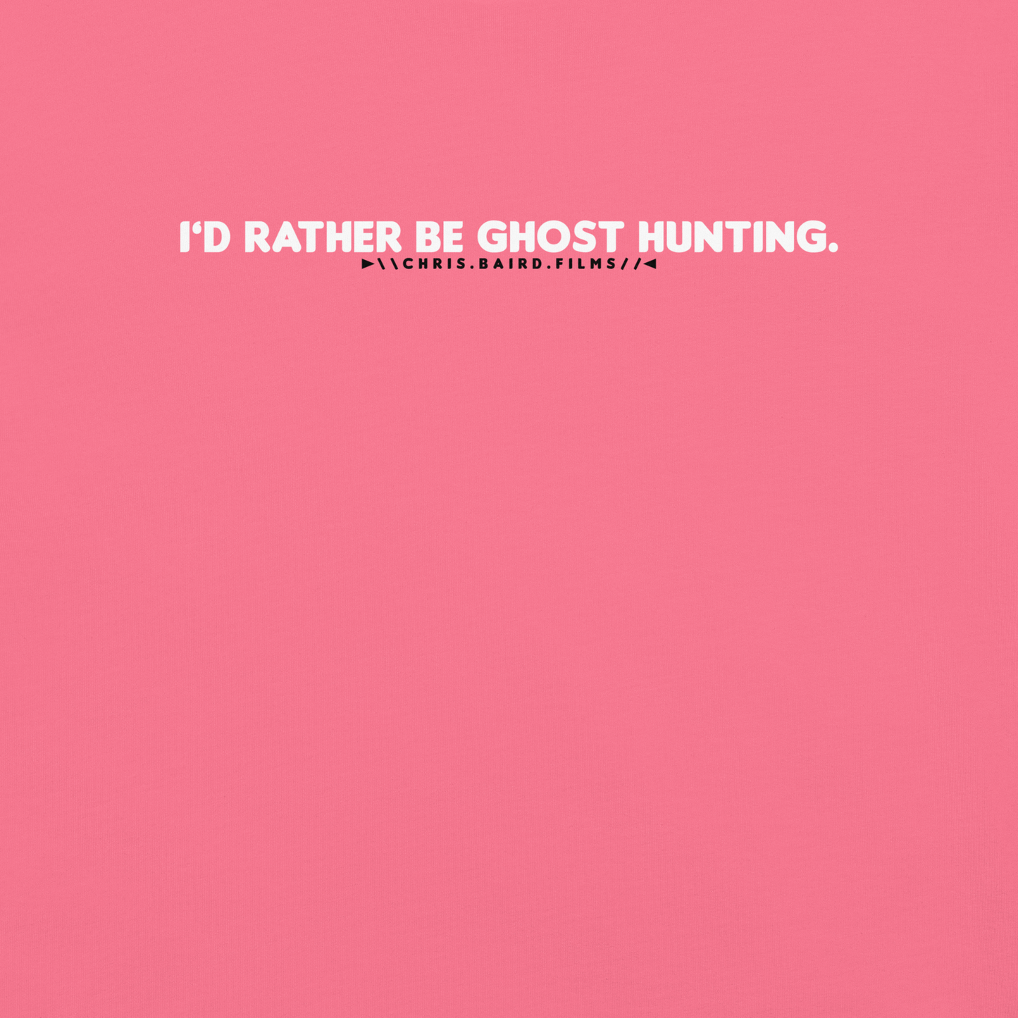(LIMITED EDITION) Chris Baird Films - I'd Rather Be Tee