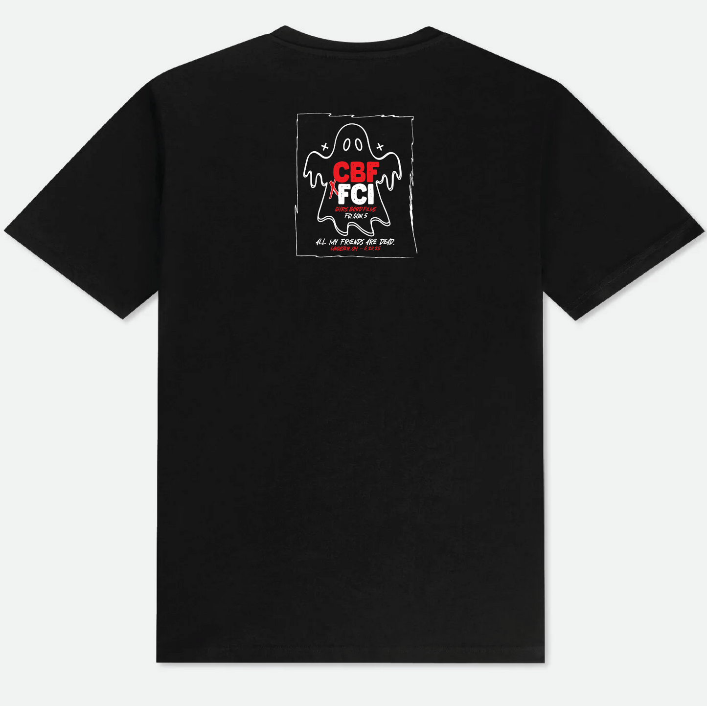 CHRIS BAIRD FILMS - "All My Friends Are Dead" Shirt - Black (VERY LIMITED)