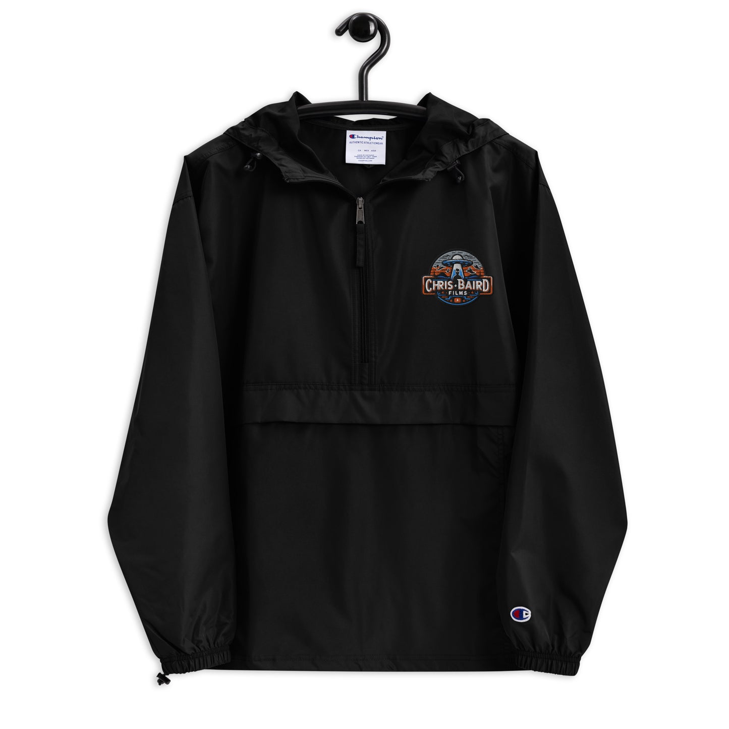 "ALIENS" Embroidered Champion Packable Jacket