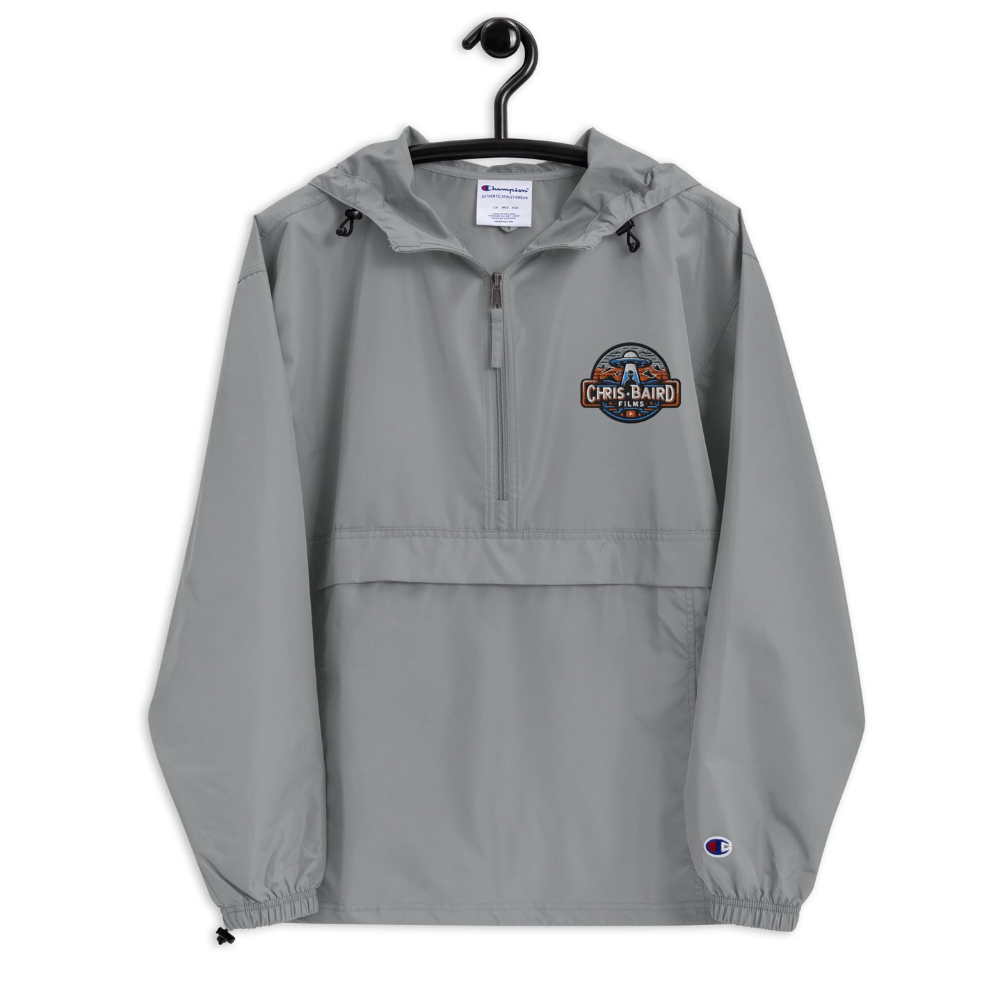 "ALIENS" Embroidered Champion Packable Jacket