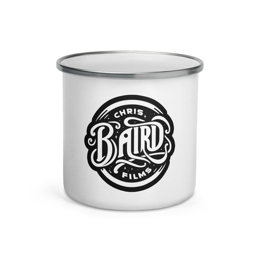 Chris Baird Films - "Explosive" Enamel Mug